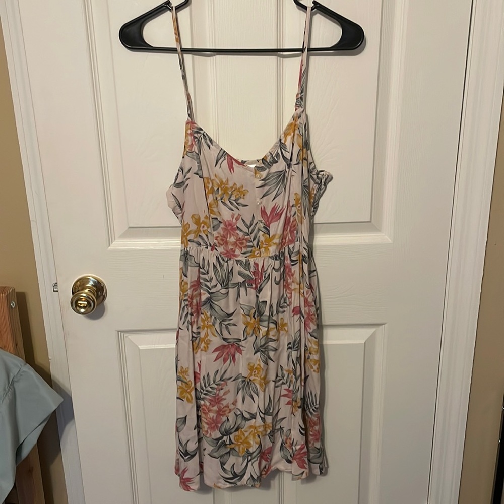 H&M White Floral Dress